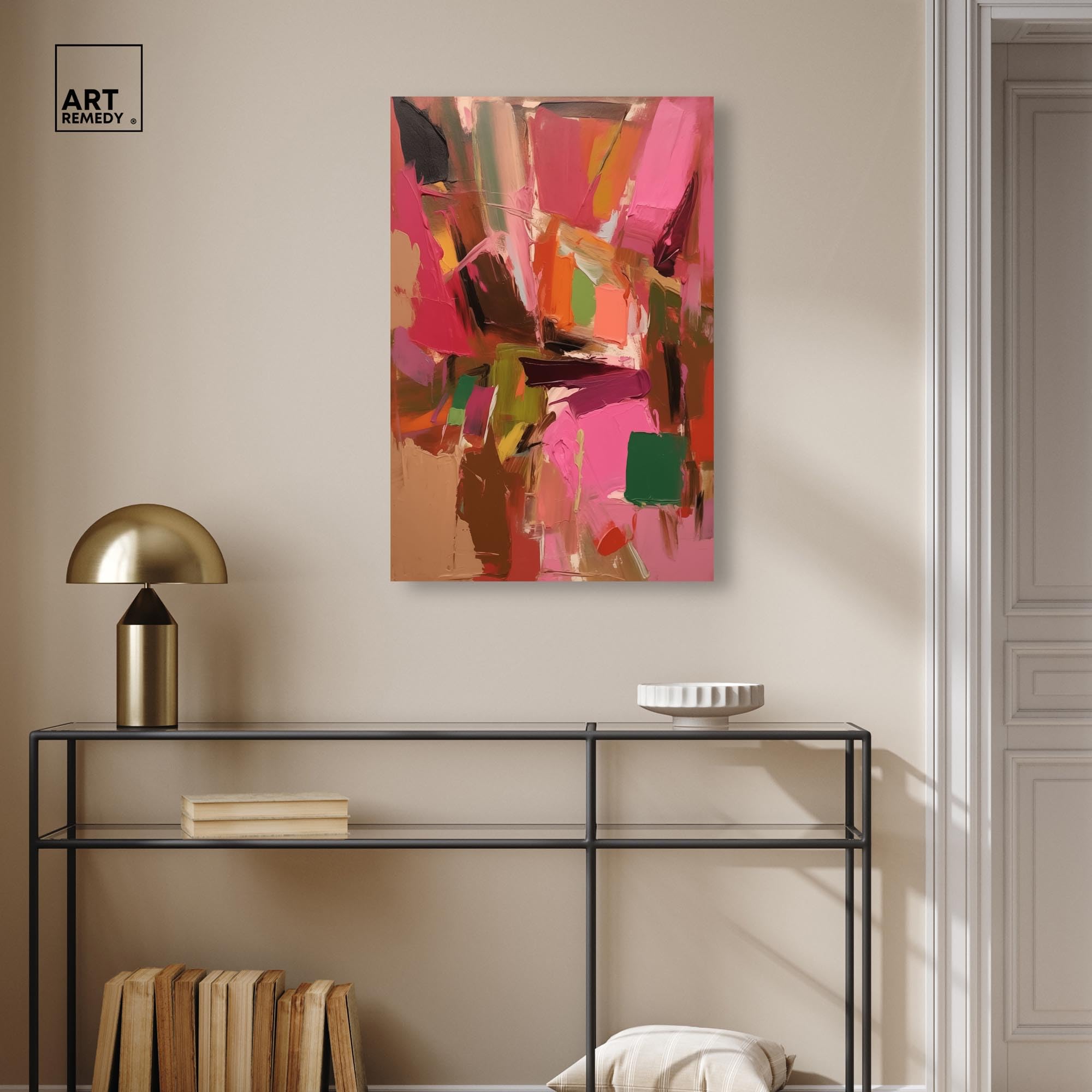 Amazon.com: Art Remedy Impulse and Instinct Canvas Abstract